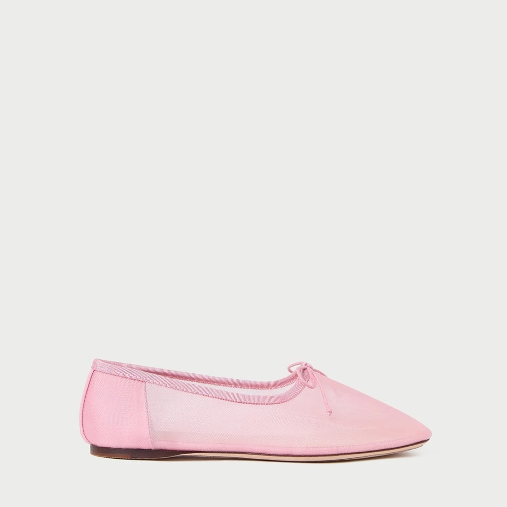 Loeffler Randall Landon Pink Mesh Ballet Flats - Picture 5 of 10